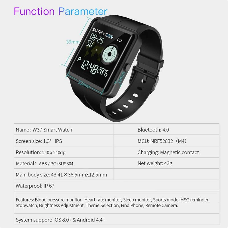 Bozlun W37 Sport Watch-06