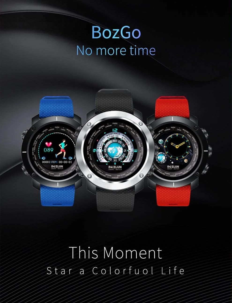 Bozlun W30 3D UI Bluetooth SmartWatch - bozlun-world