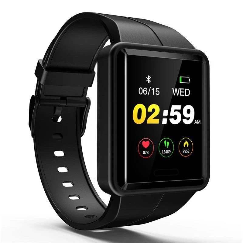 Bozlunofficial Black Bozlun W37 Color Screen Sports Watch